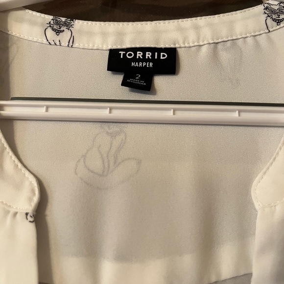 Torrid kitty top size 2 - Picture 3 of 3